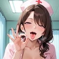 ナース　フェラチオジェスチャー 3枚目