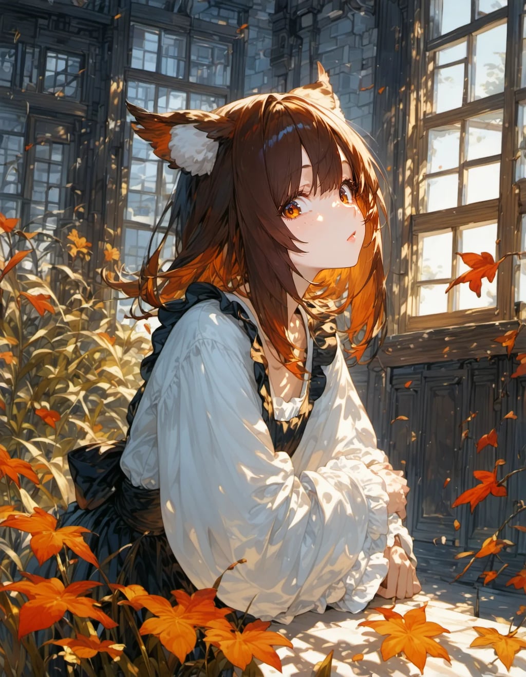 Autumn Fox in the Grand Hall