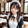 葵依 Maid Costume (3) 2枚目
