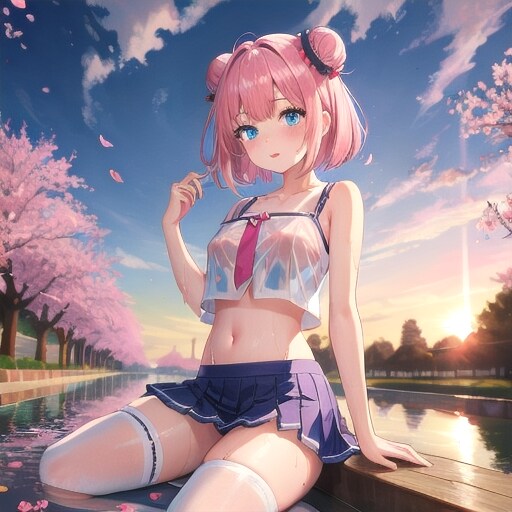 桜色の少女