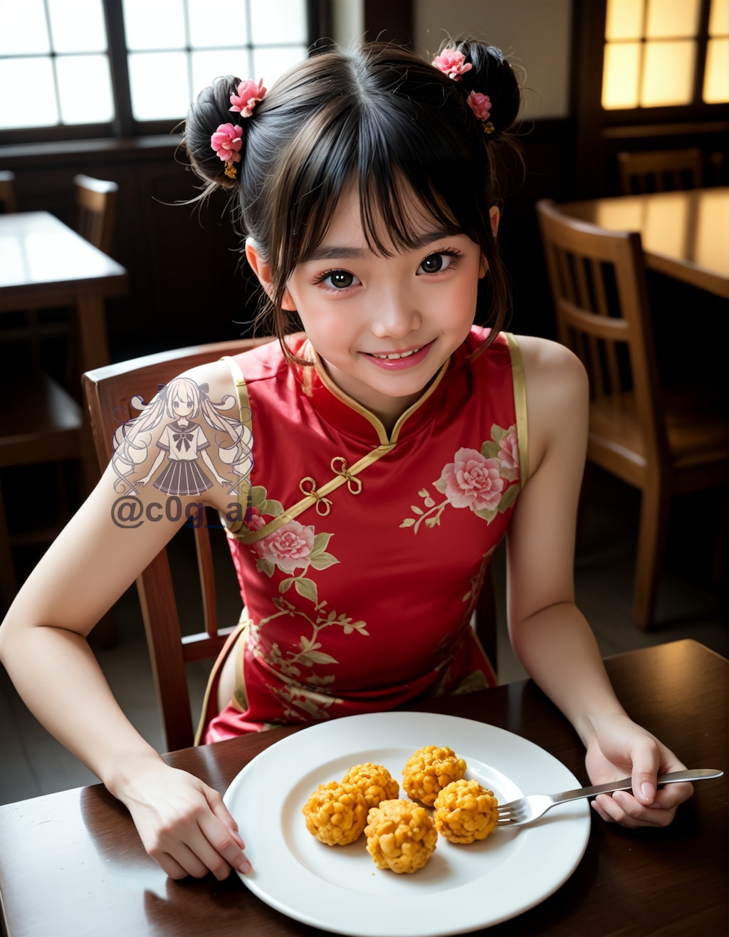 賄い付きのアルバイトをしているコトちゃん