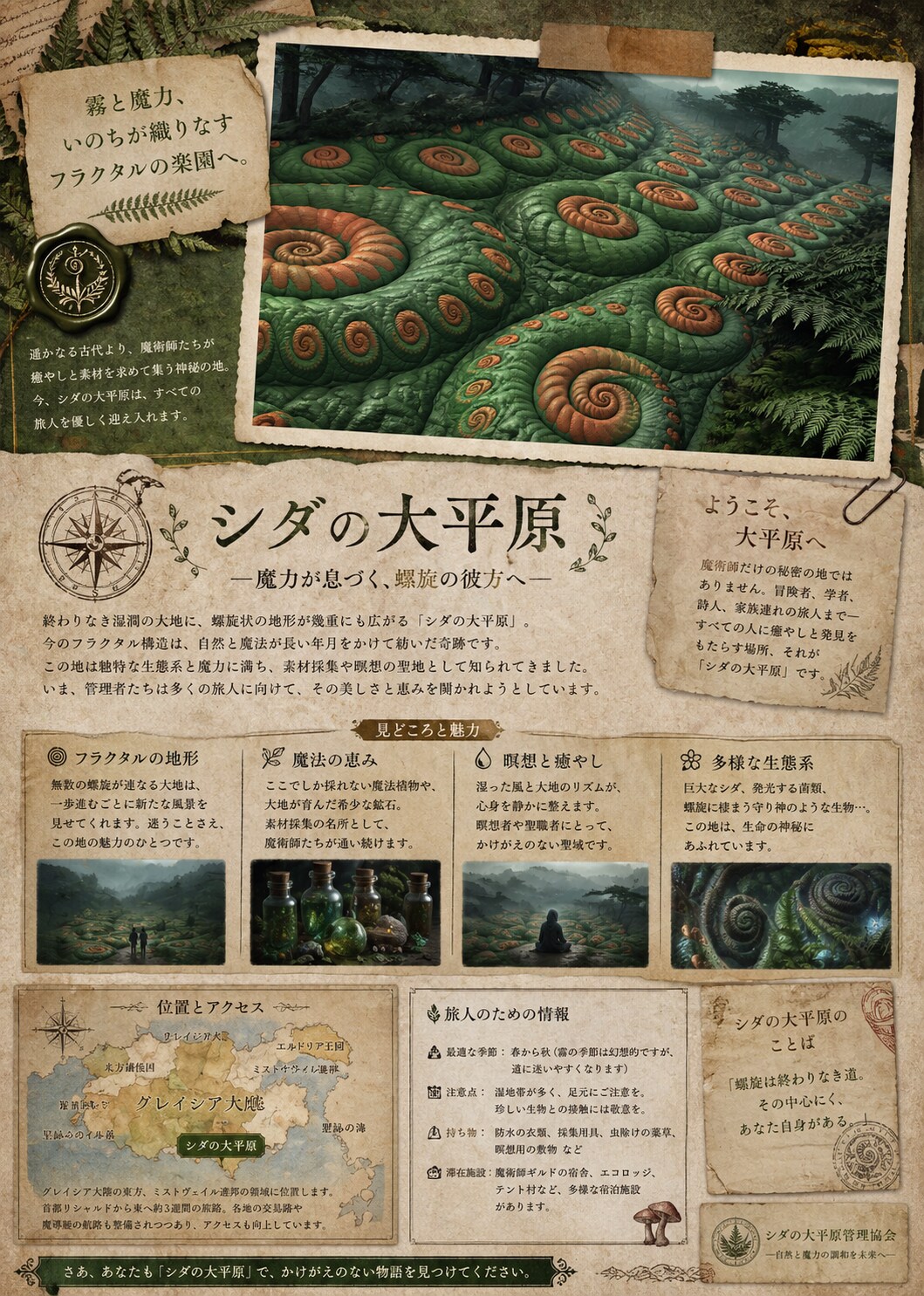 シダの大平原