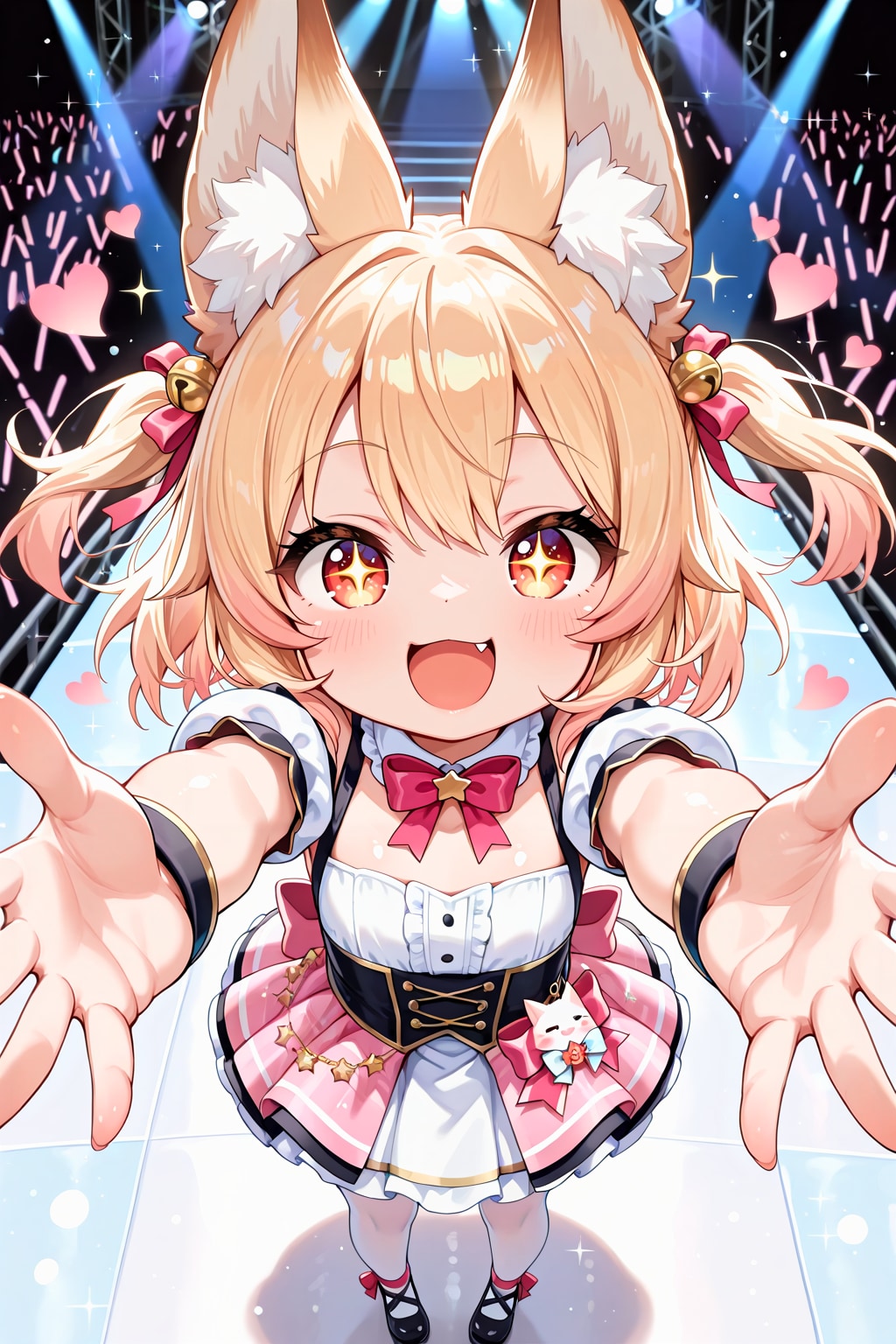 愛想を振りまく
