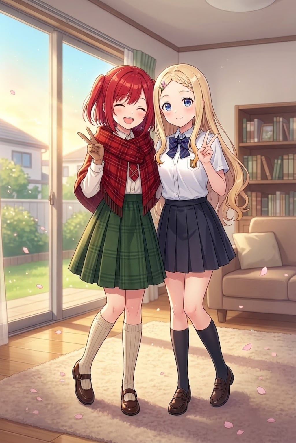 二人でおはピース✌️