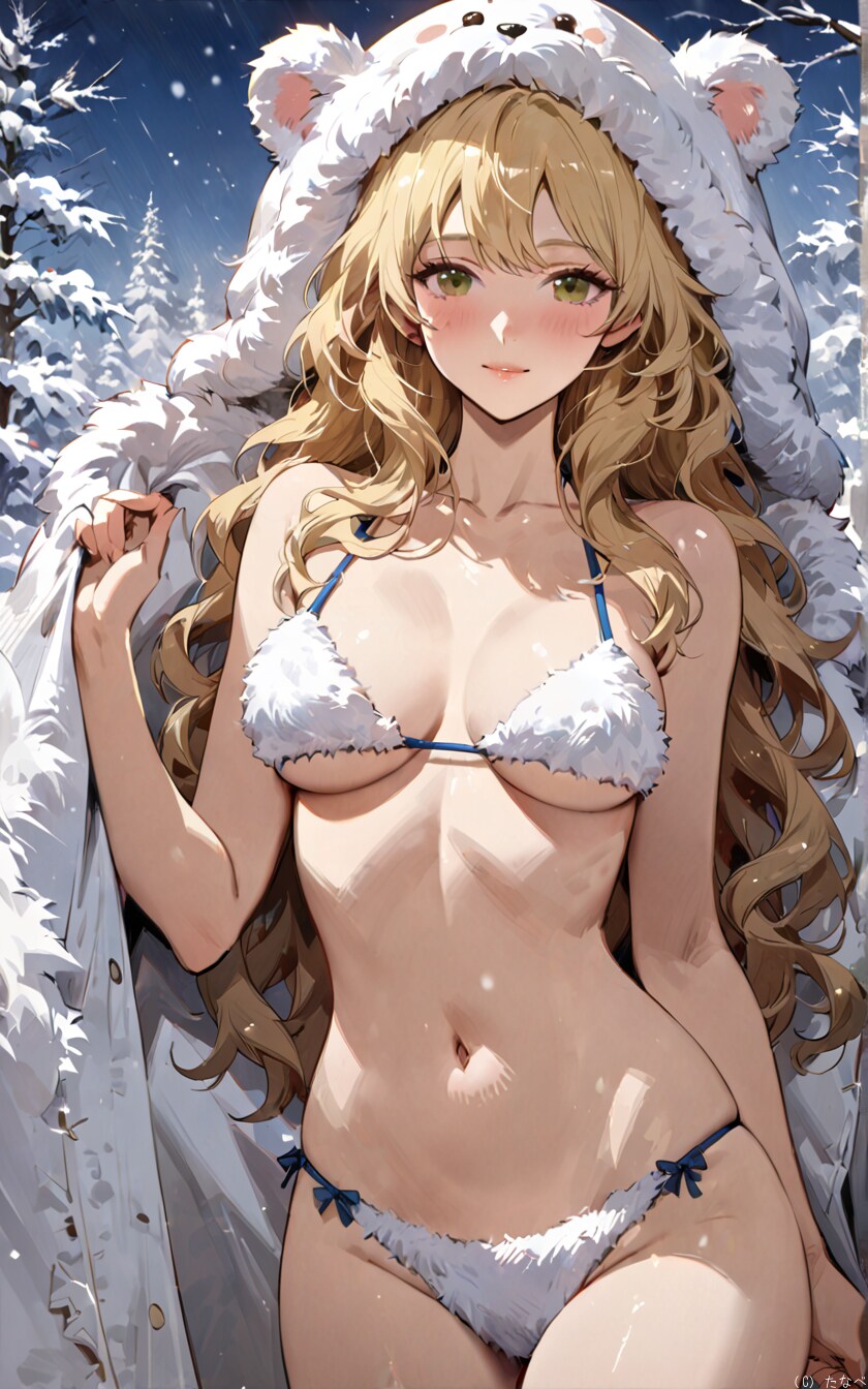 冬仕様のビキニ👙
