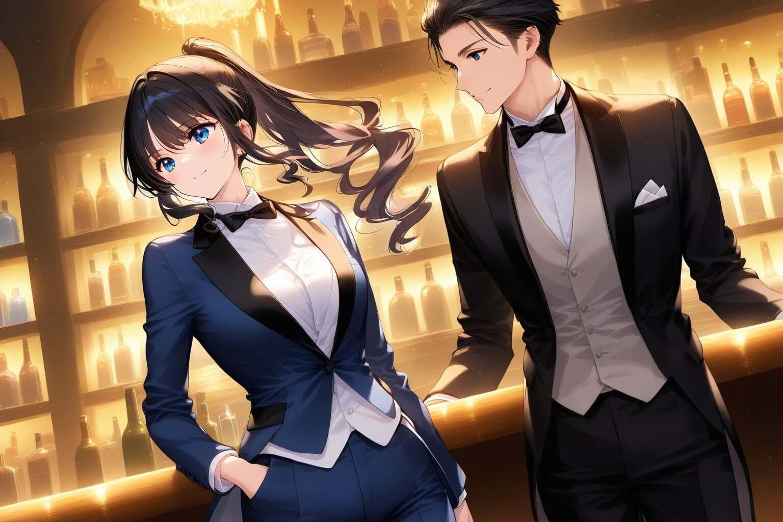 バーメイドと支配人