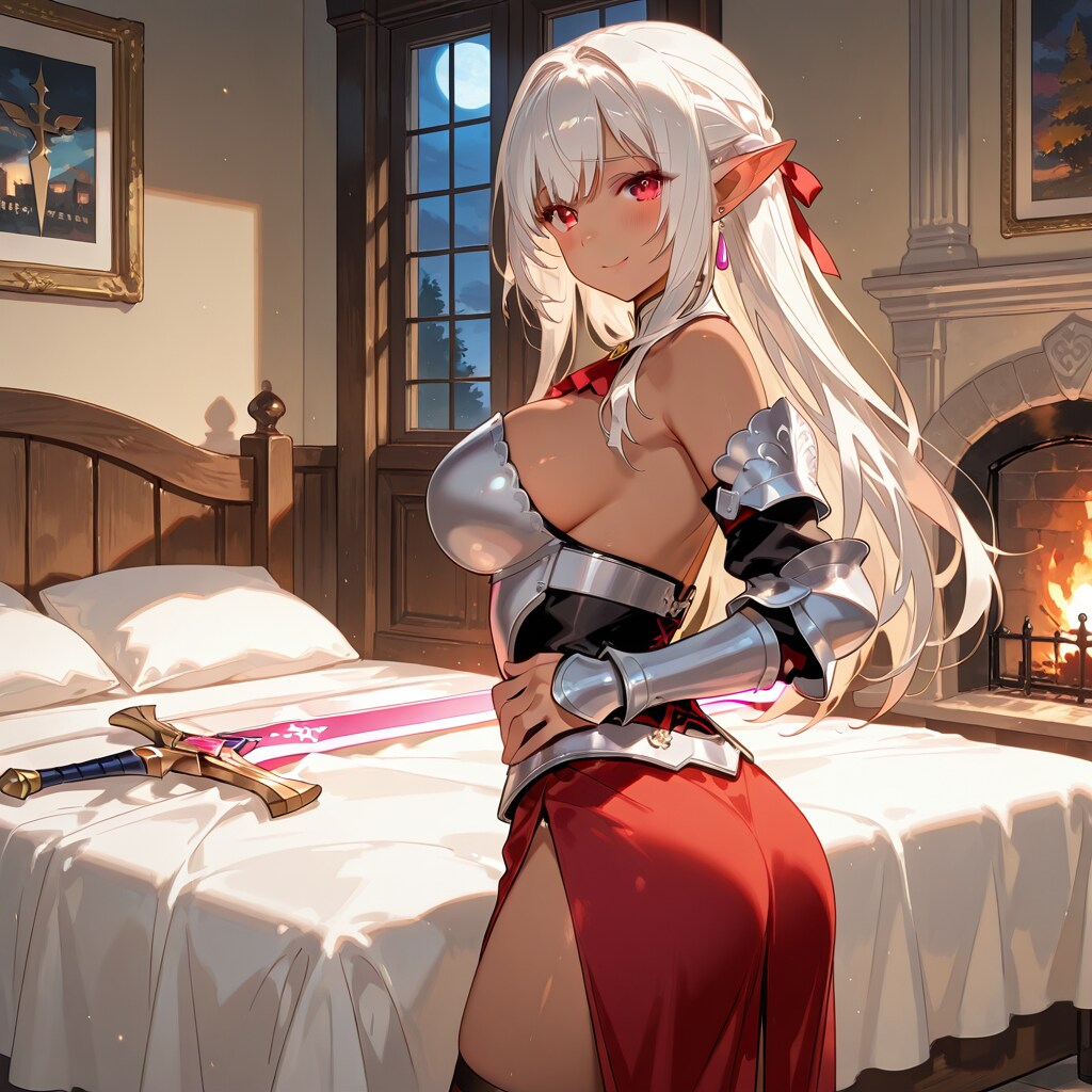 冒険途中の宿屋でサプライズプレゼントされたフィアレーネ