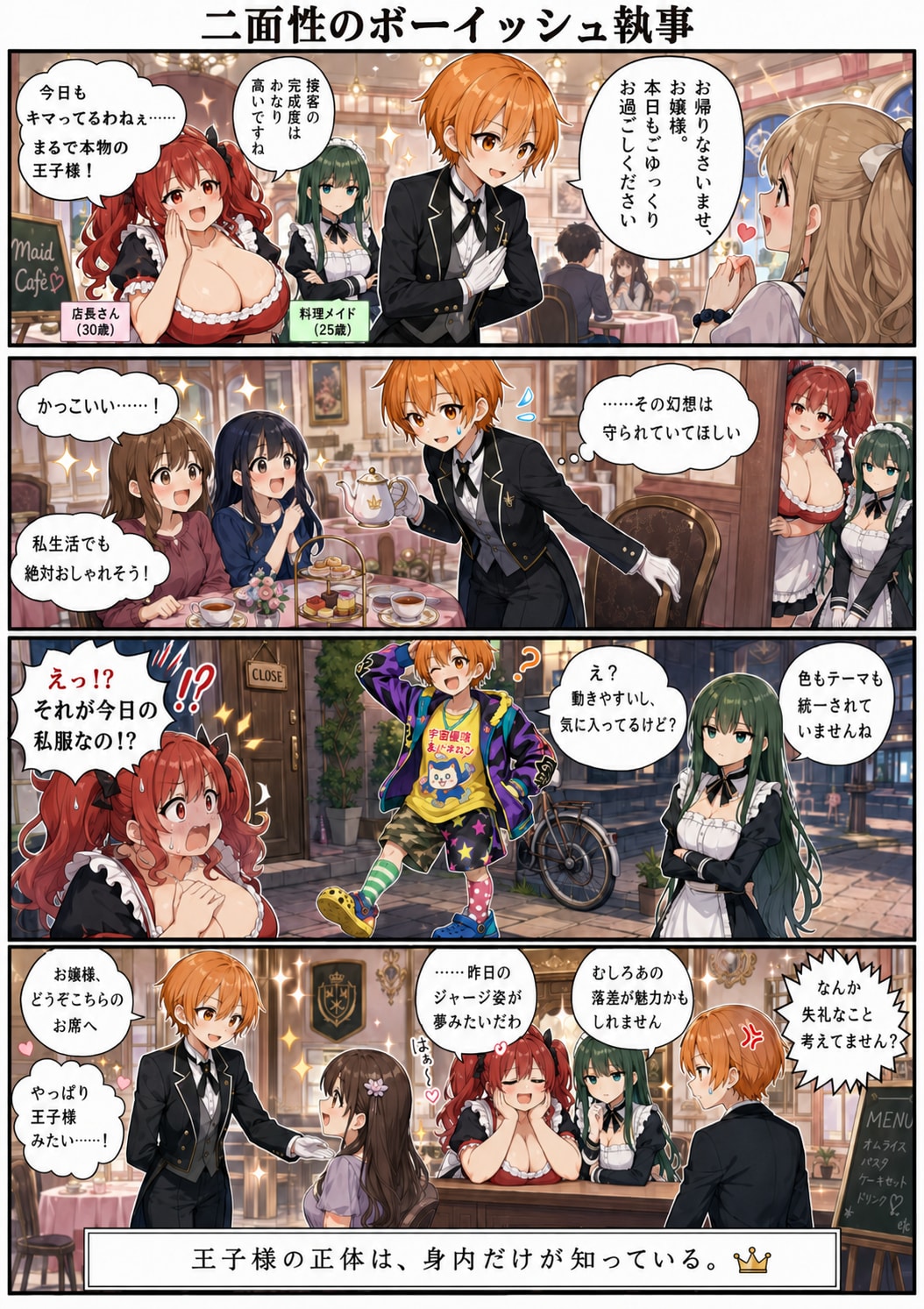 二面性のボーイッシュ執事(漫画)