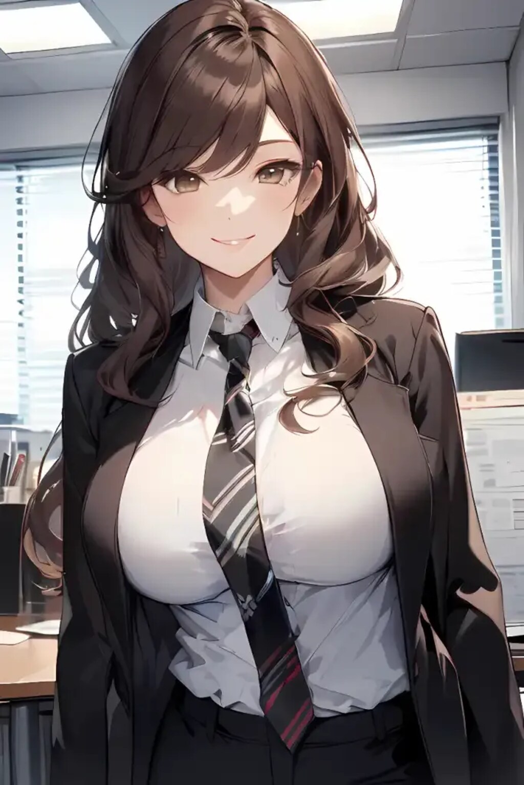 「ネクタイが気になるの~?」