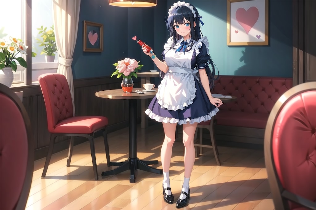 メイドさんとケチャップ