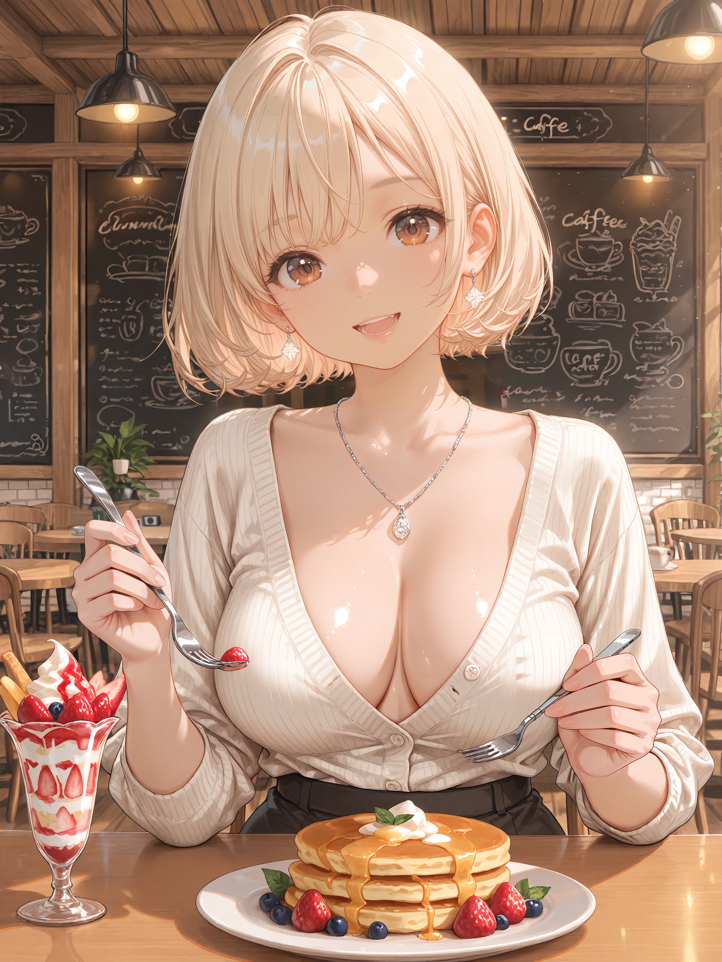 エリちゃんおやつ中