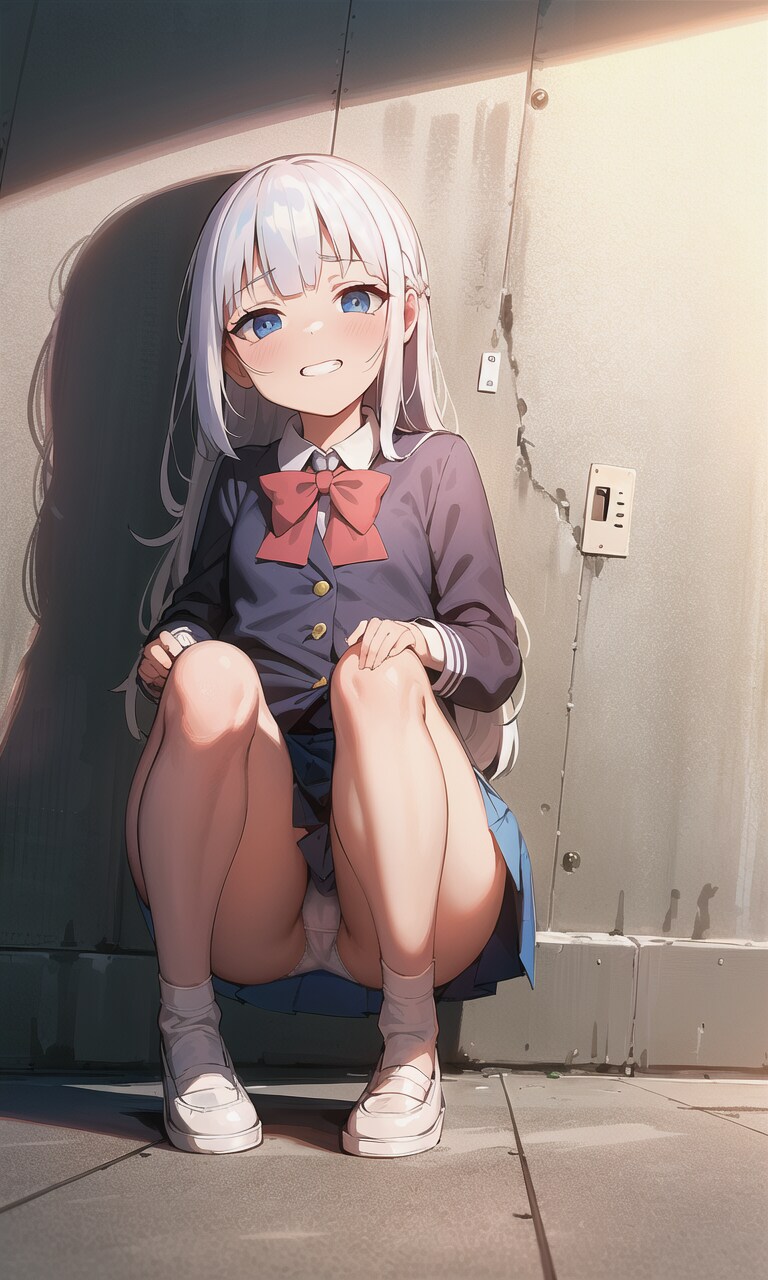 「にひひ～、目線でバレてますよ～♡」