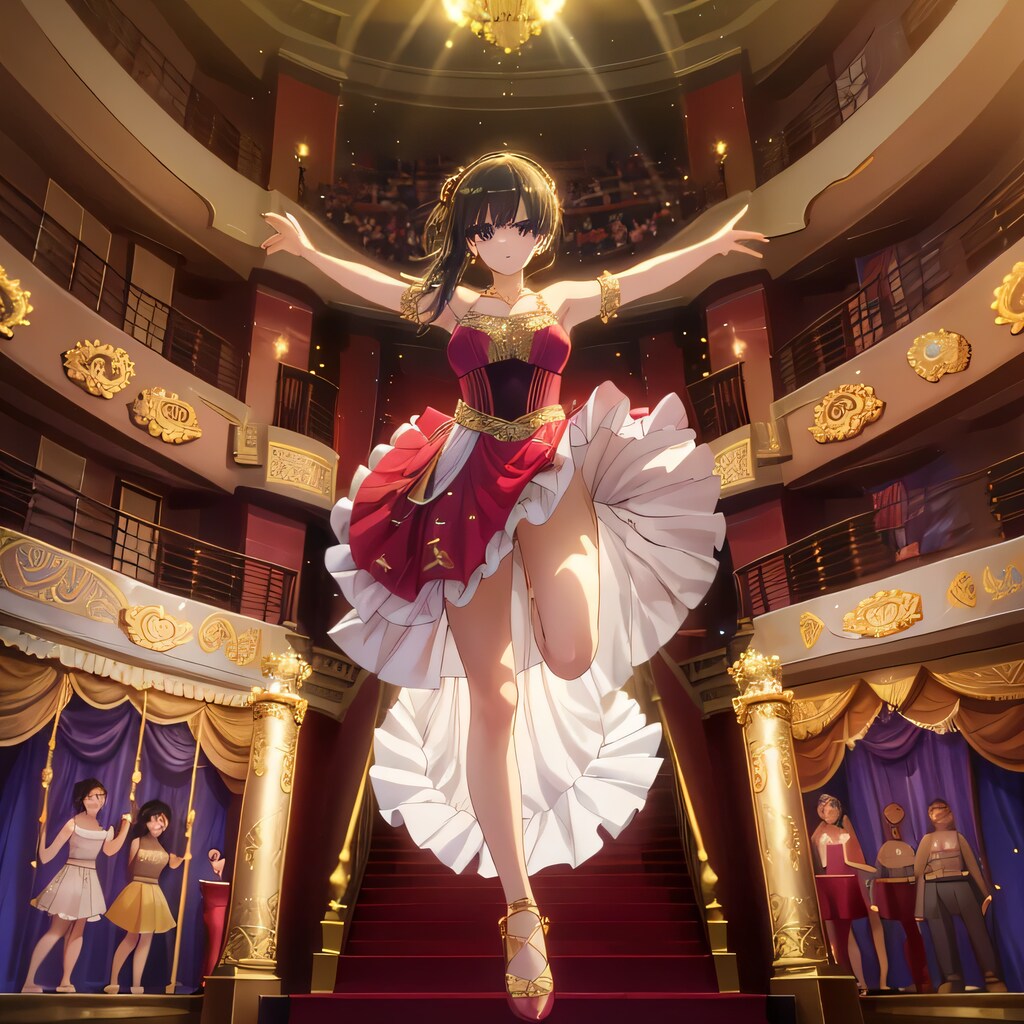 黒髪ロングで演劇の少女４