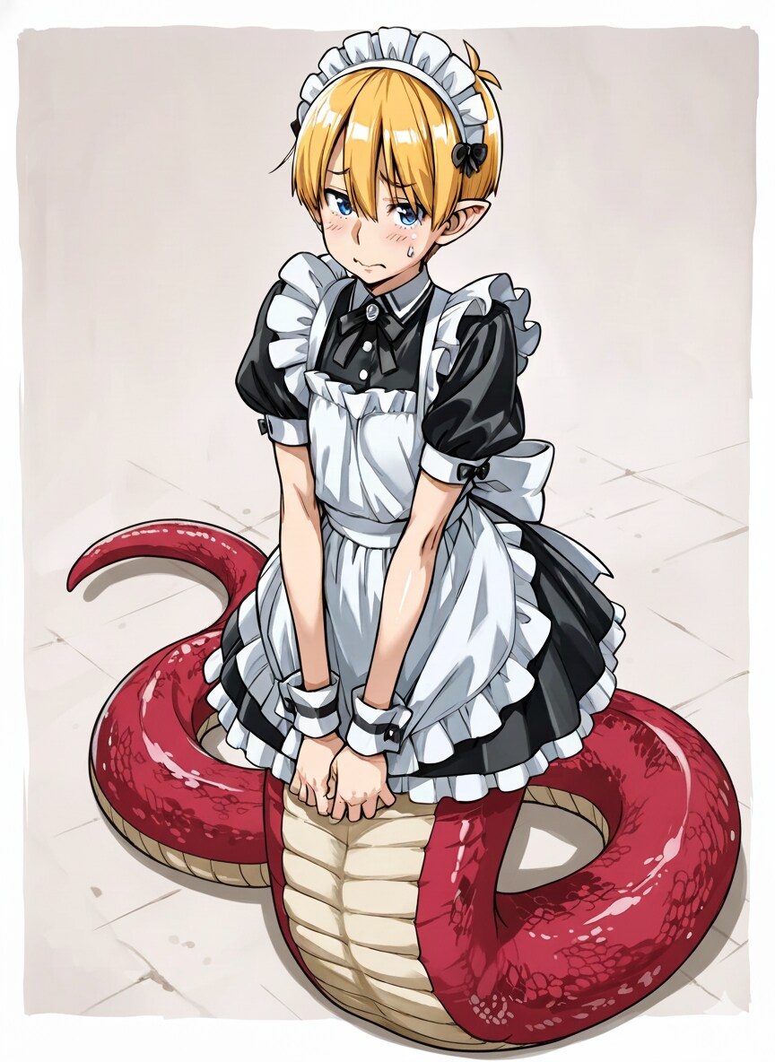 男の娘メイドラミア