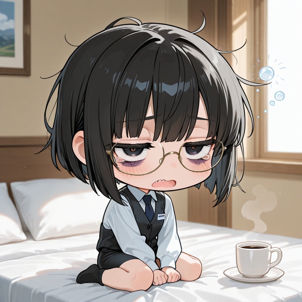 にいちゃん、おはよメガネクタイコーヒー👓👔☕️ | の人気AIイラスト・グラビア