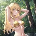 森の泉で森林浴👙🌳 2枚目