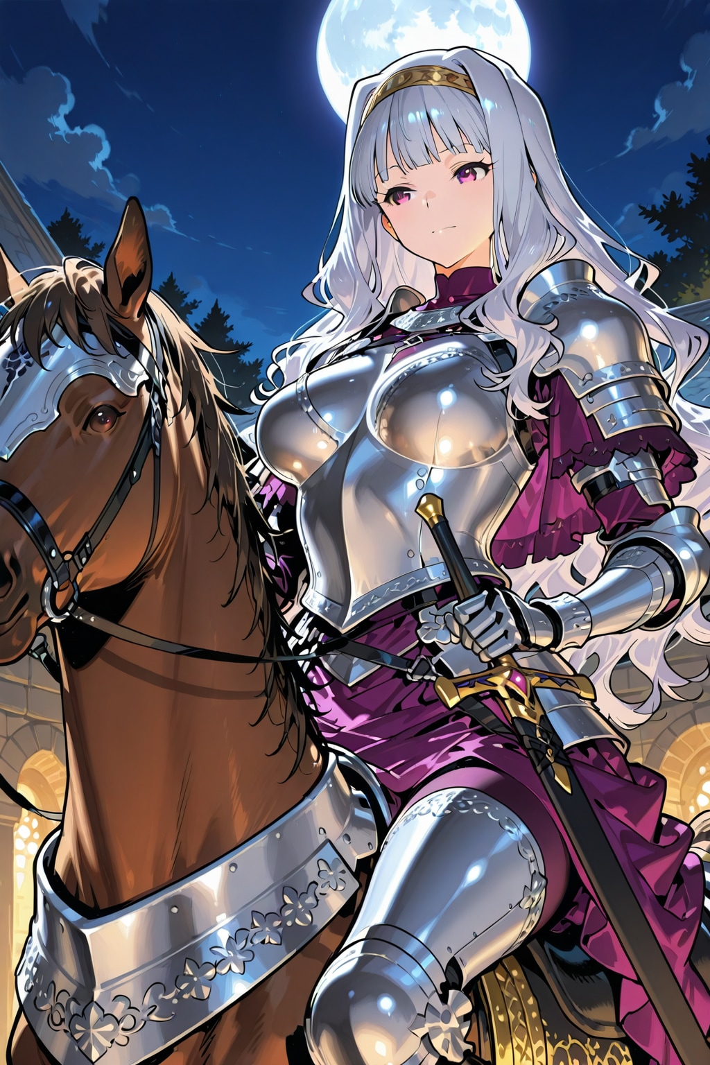 騎士装備のお姫ちん