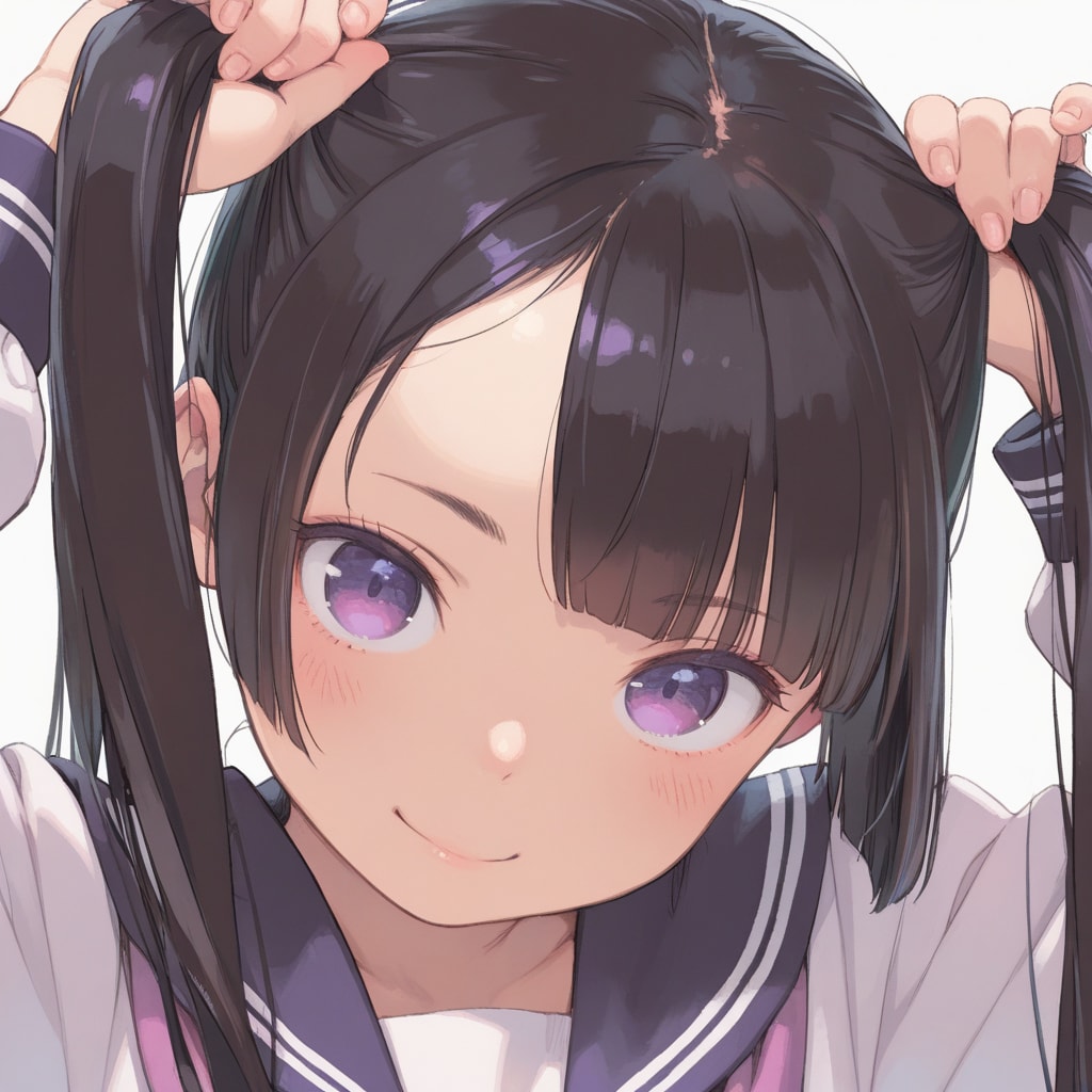 男の娘ちゃん手ツインテ | の人気AIイラスト・グラビア