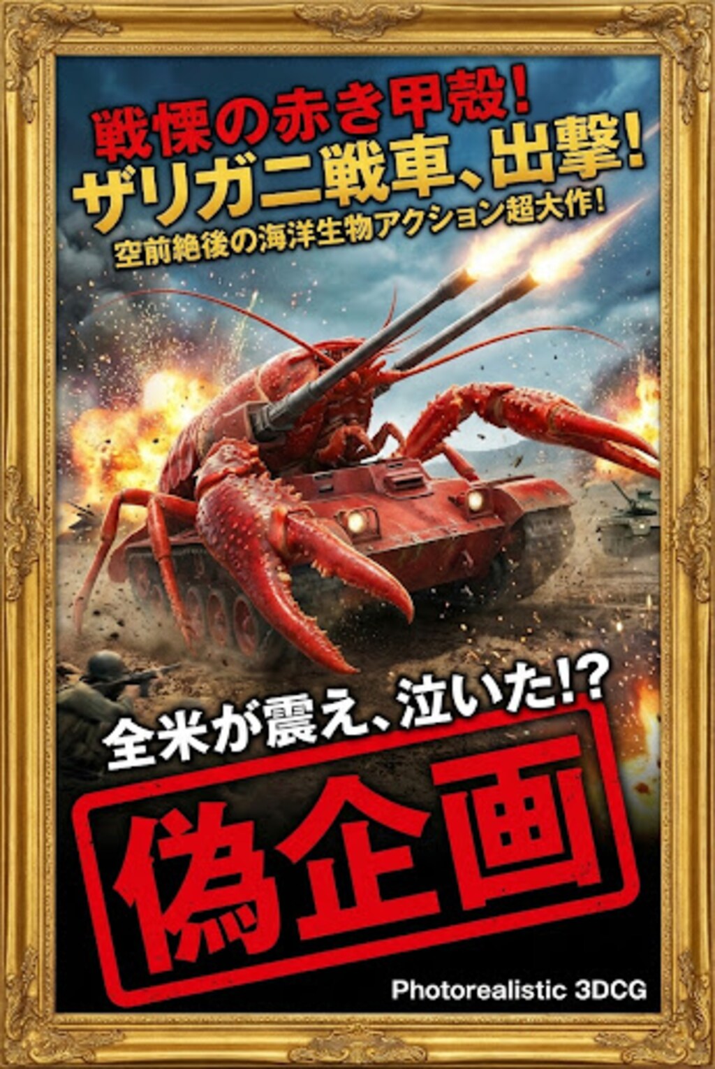 ザリガニ戦車　映画