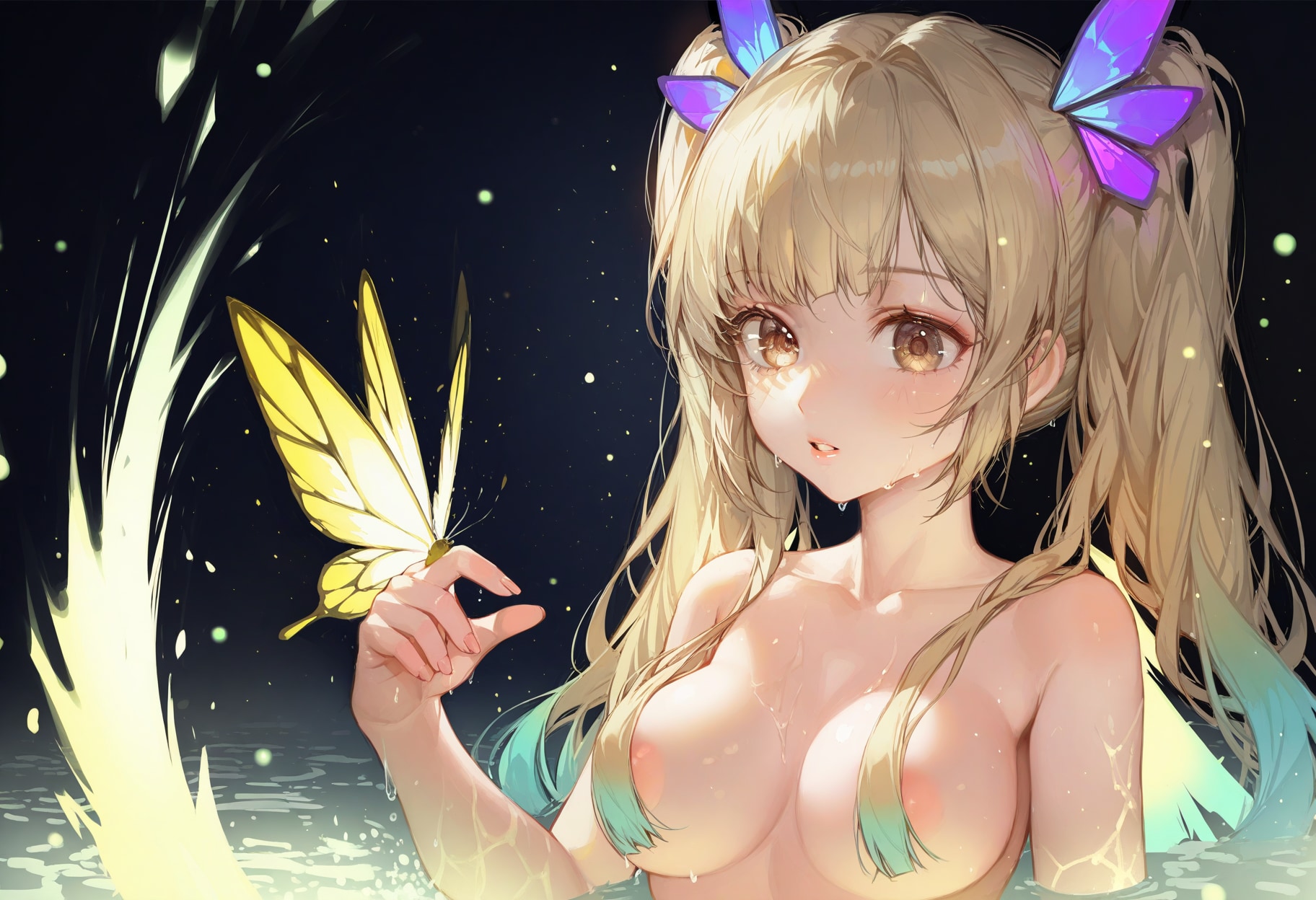 光る蝶❣️