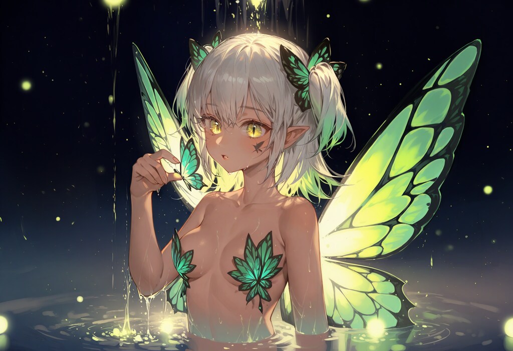 光る蝶❣️
