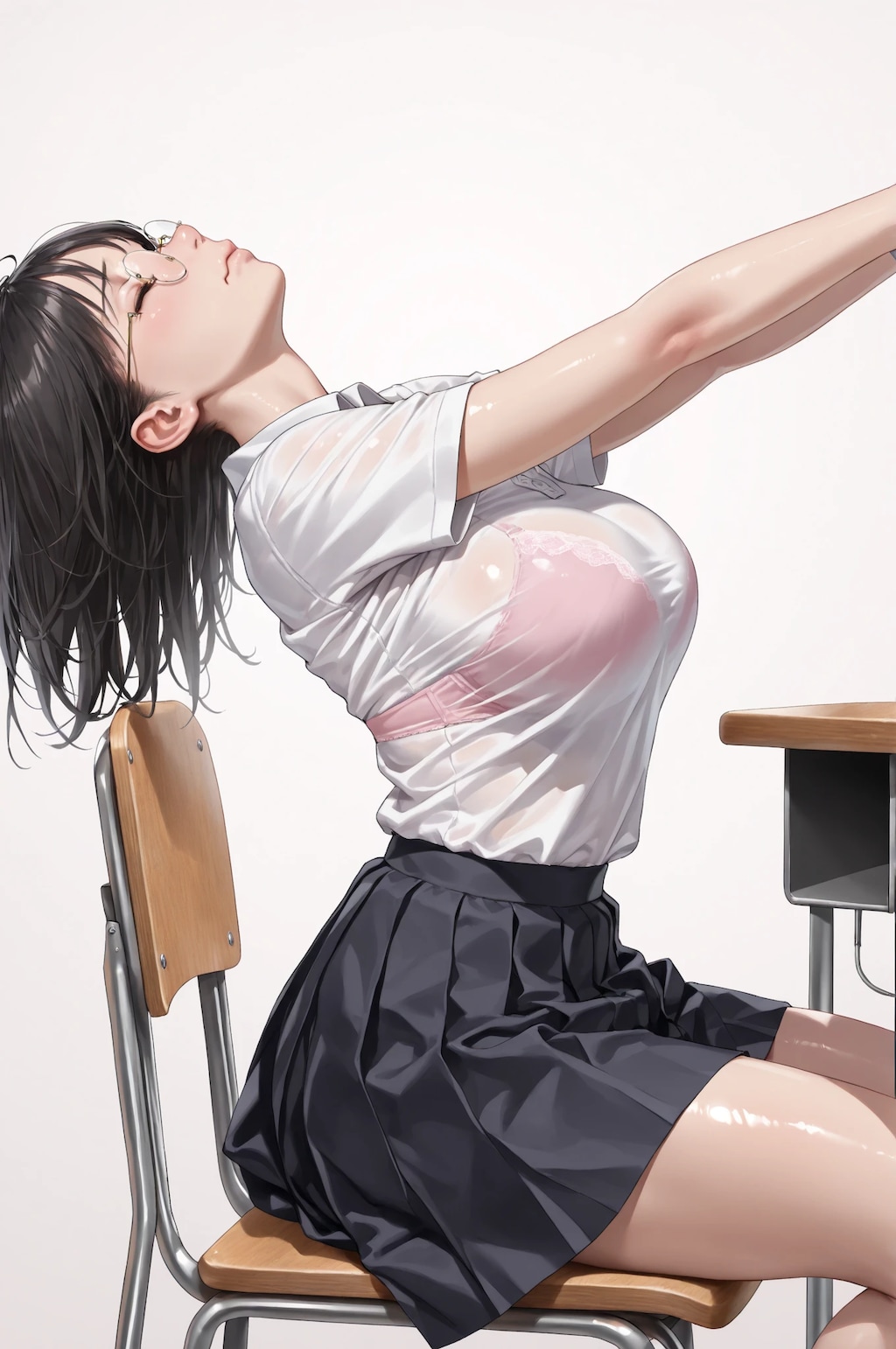 透け下着。見えすぎ問題。