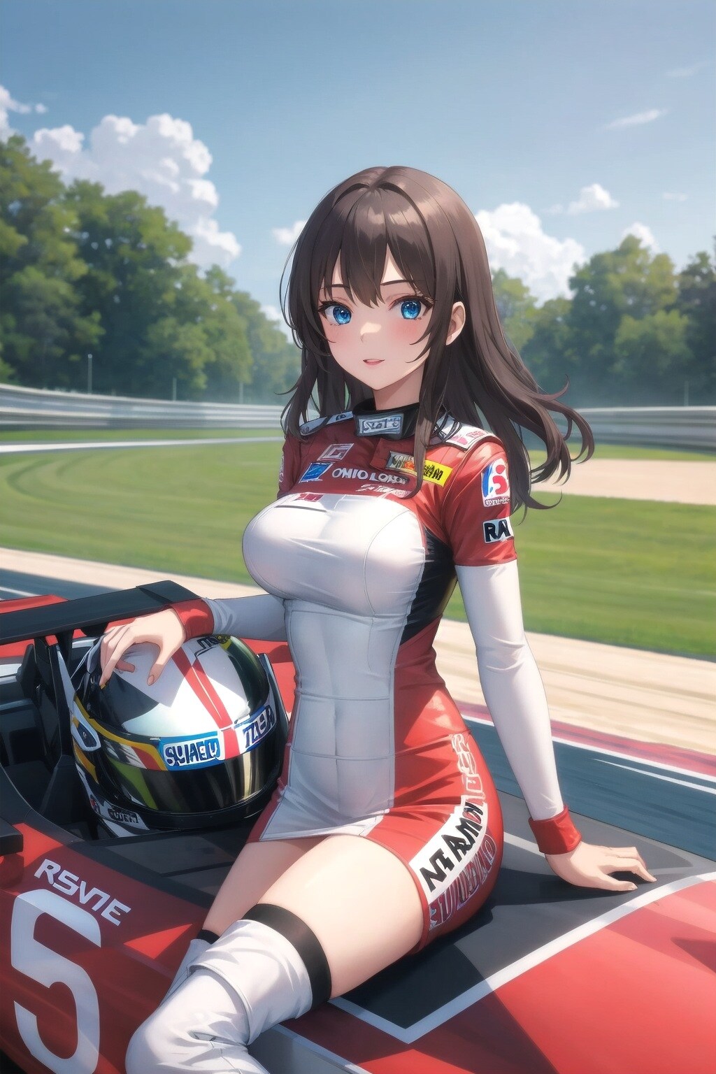 美少女レースクイーン | の人気AIイラスト・グラビア