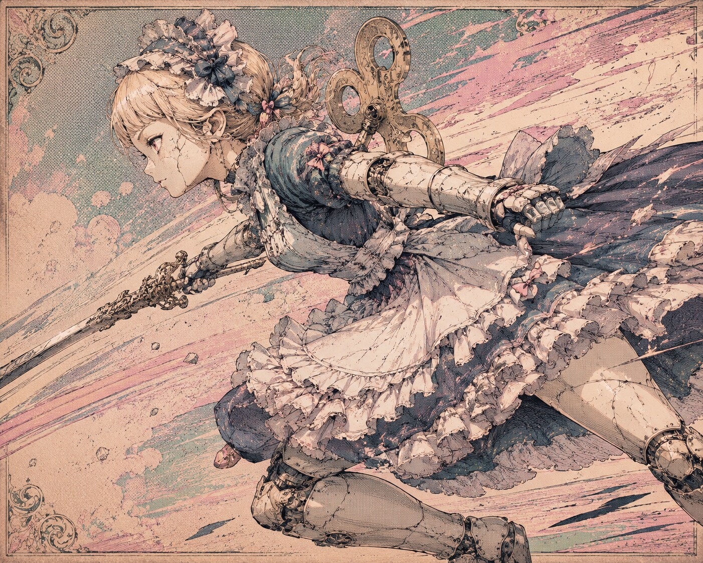 Antique Automata Maid