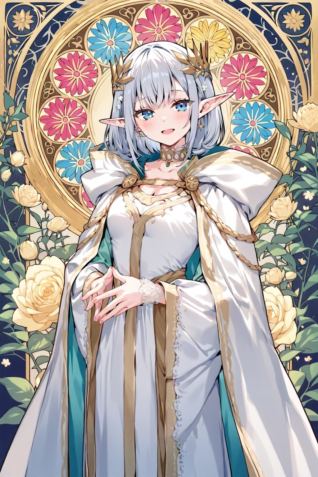 エルフの銀姫様