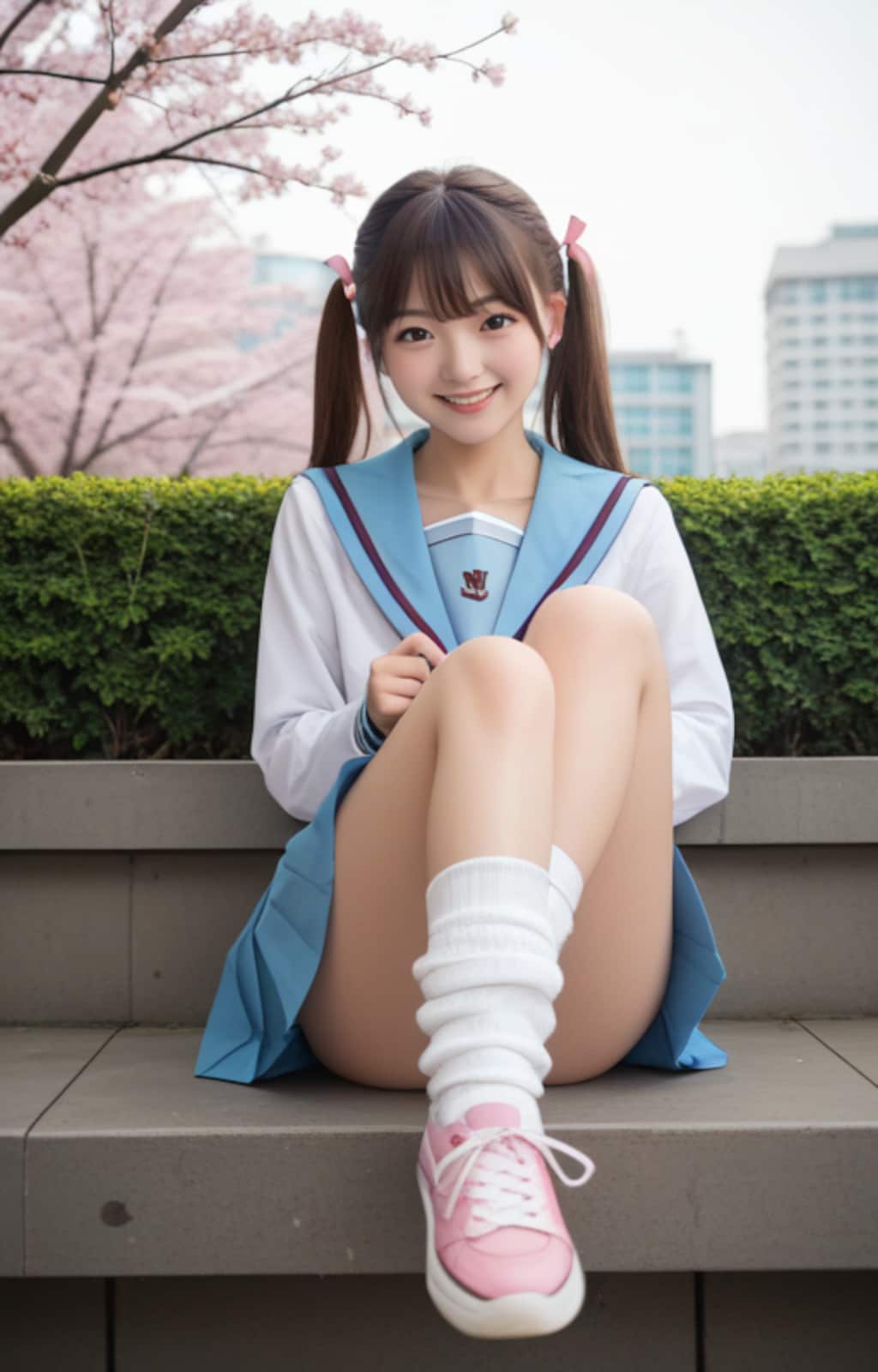 涼宮ハルヒの北校制服チャレンジ　（春爛漫）