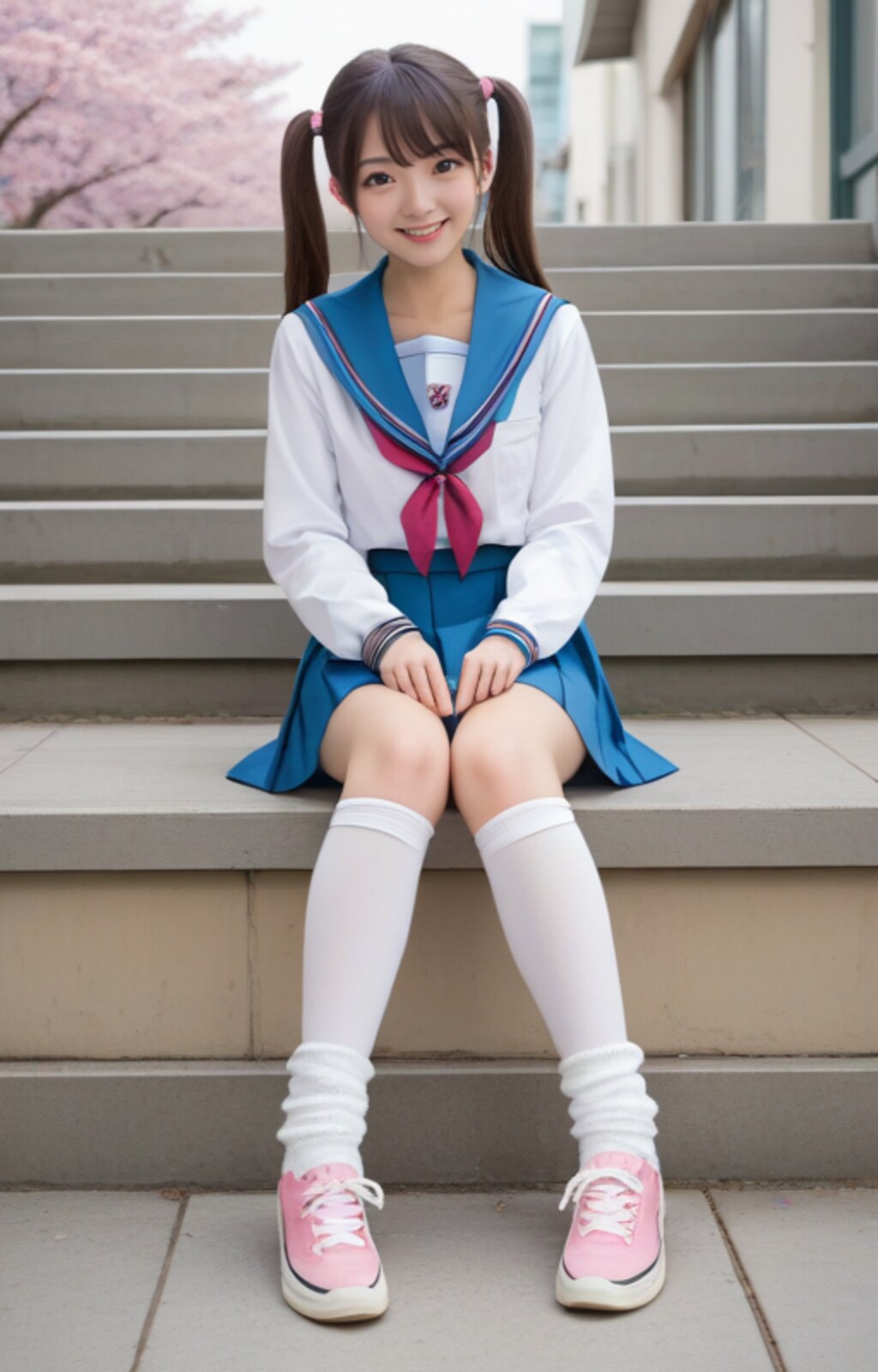 涼宮ハルヒの北校制服チャレンジ　（春爛漫）