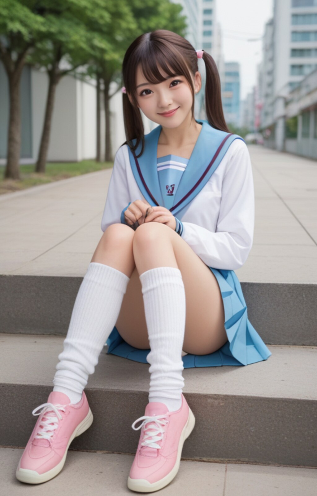 涼宮ハルヒの北校制服チャレンジ　（春爛漫）