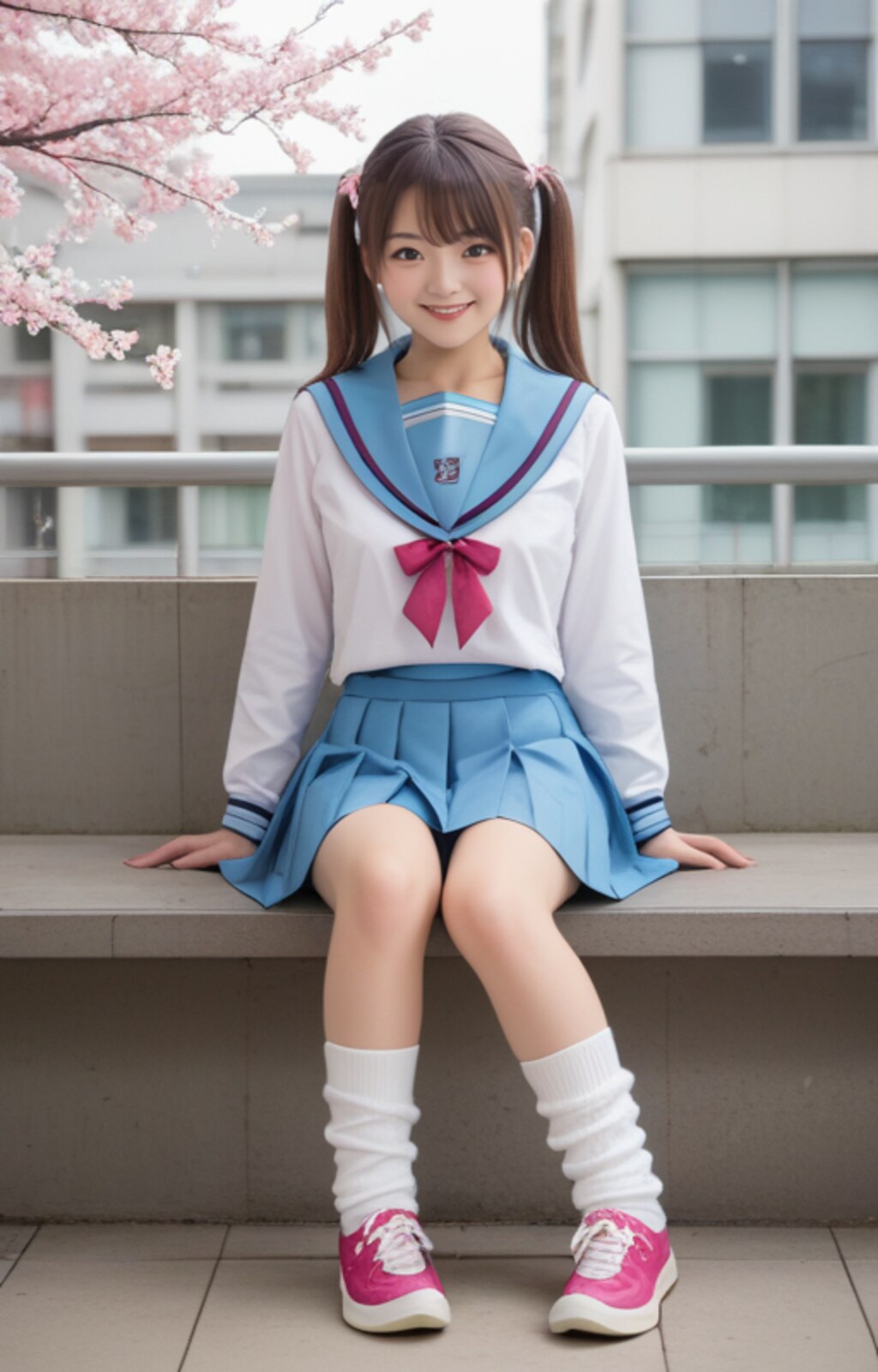 涼宮ハルヒの北校制服チャレンジ　（春爛漫）