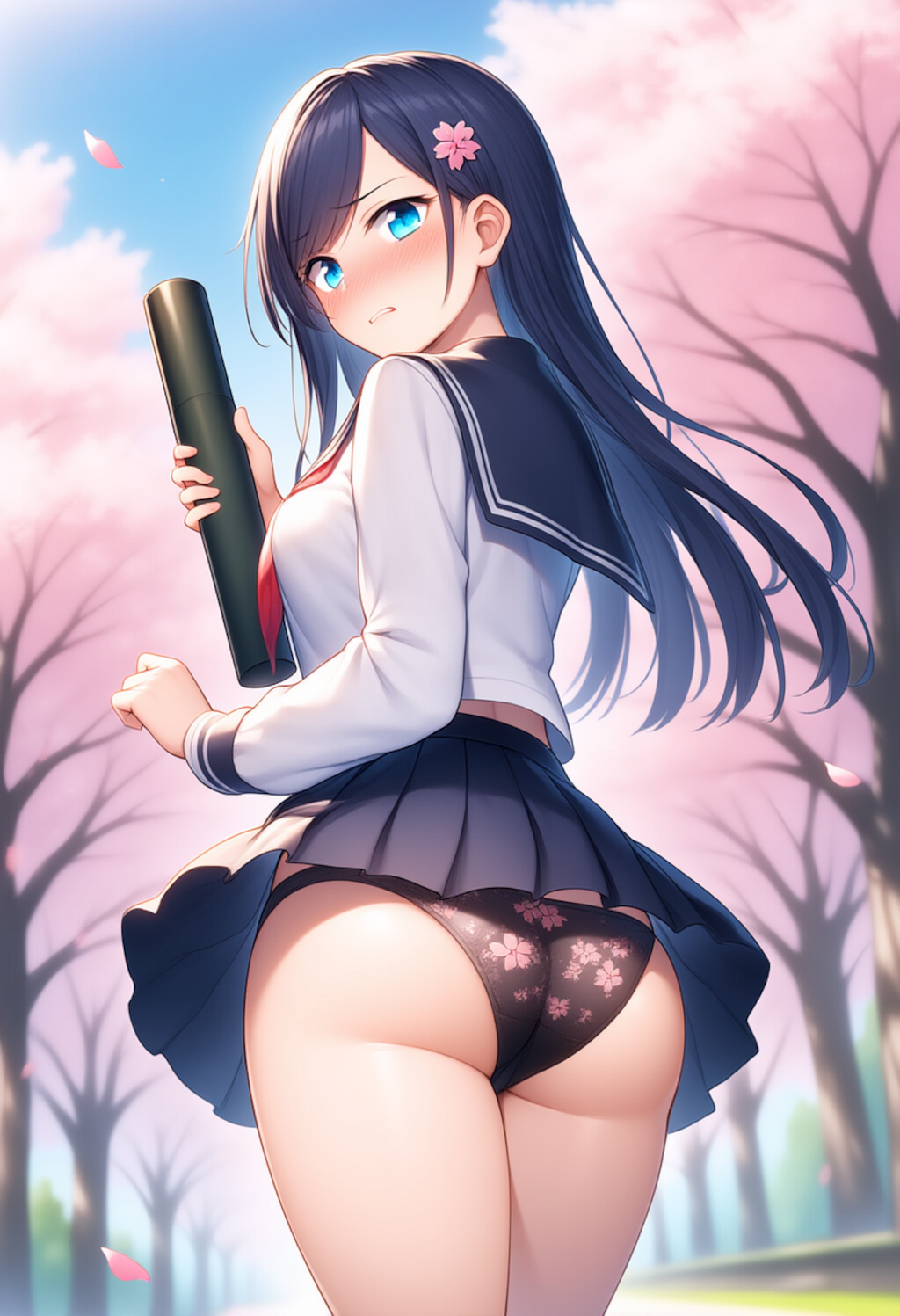 女児パンツ考察「さくら柄ぱんちゅ」