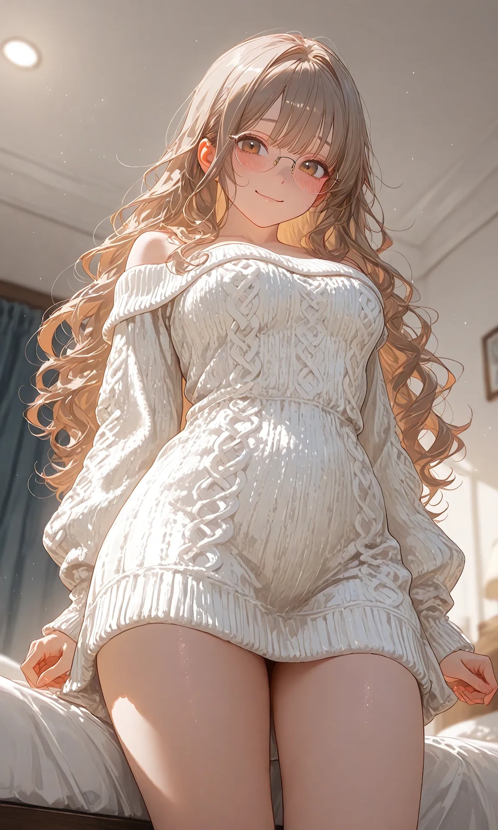 夏のニットはちと暑い！