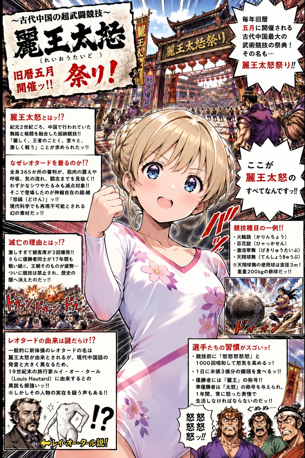 今月6/25～「新体操部麗王太怒祭り」開催します！