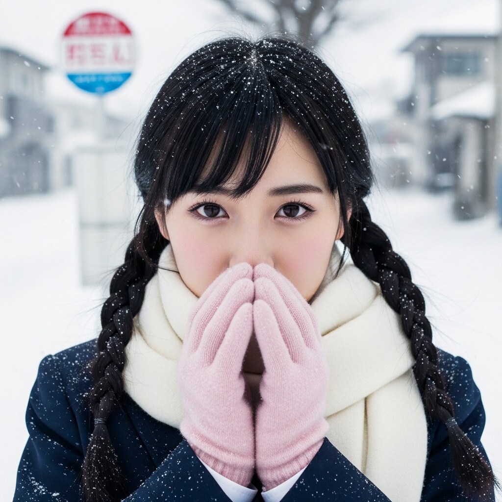 ふぅ〜、寒い、、、