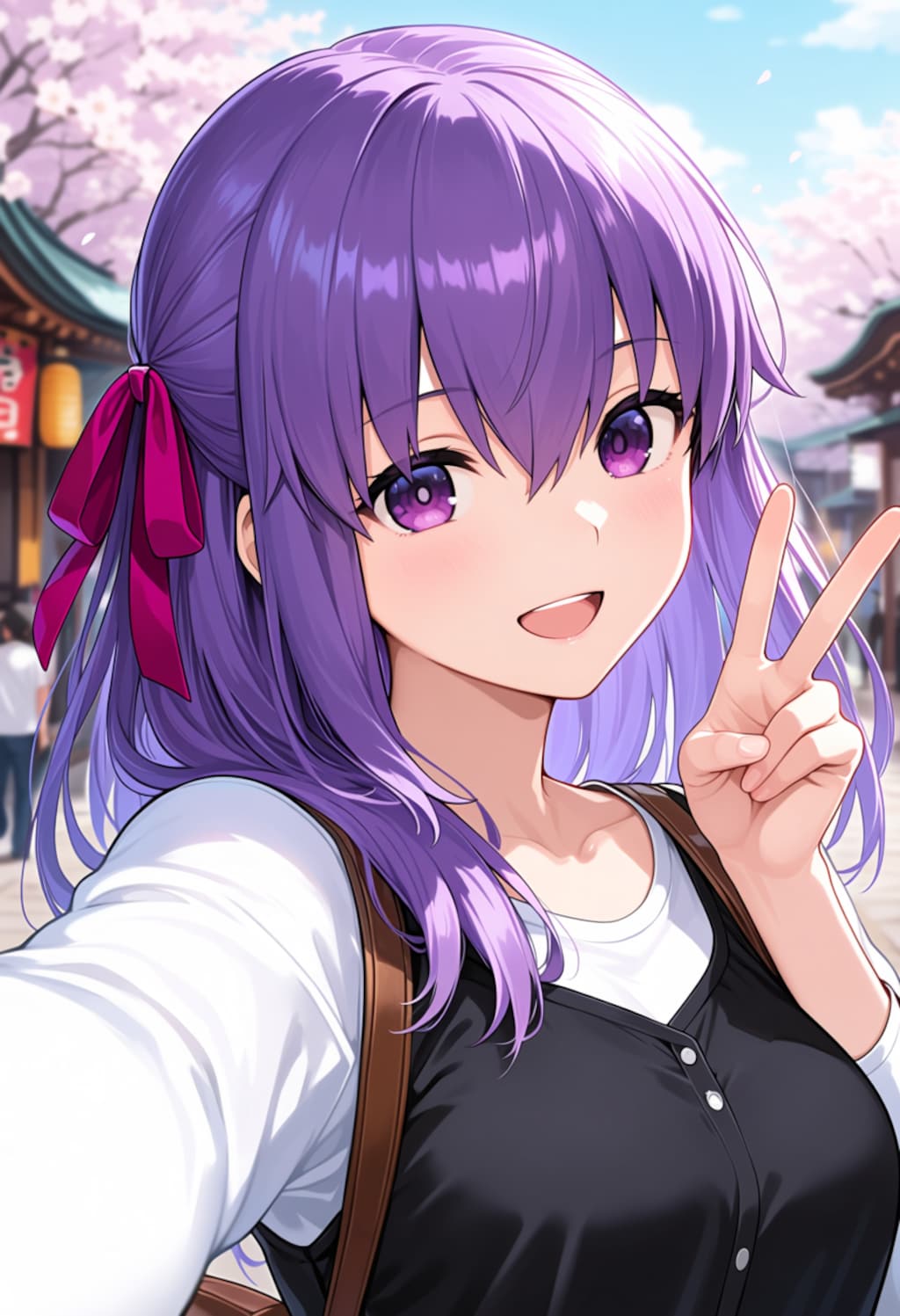 春の思い出セルフィー