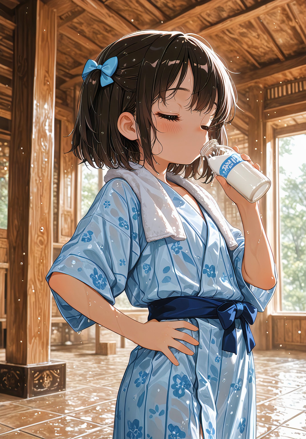 風呂上がりの一杯