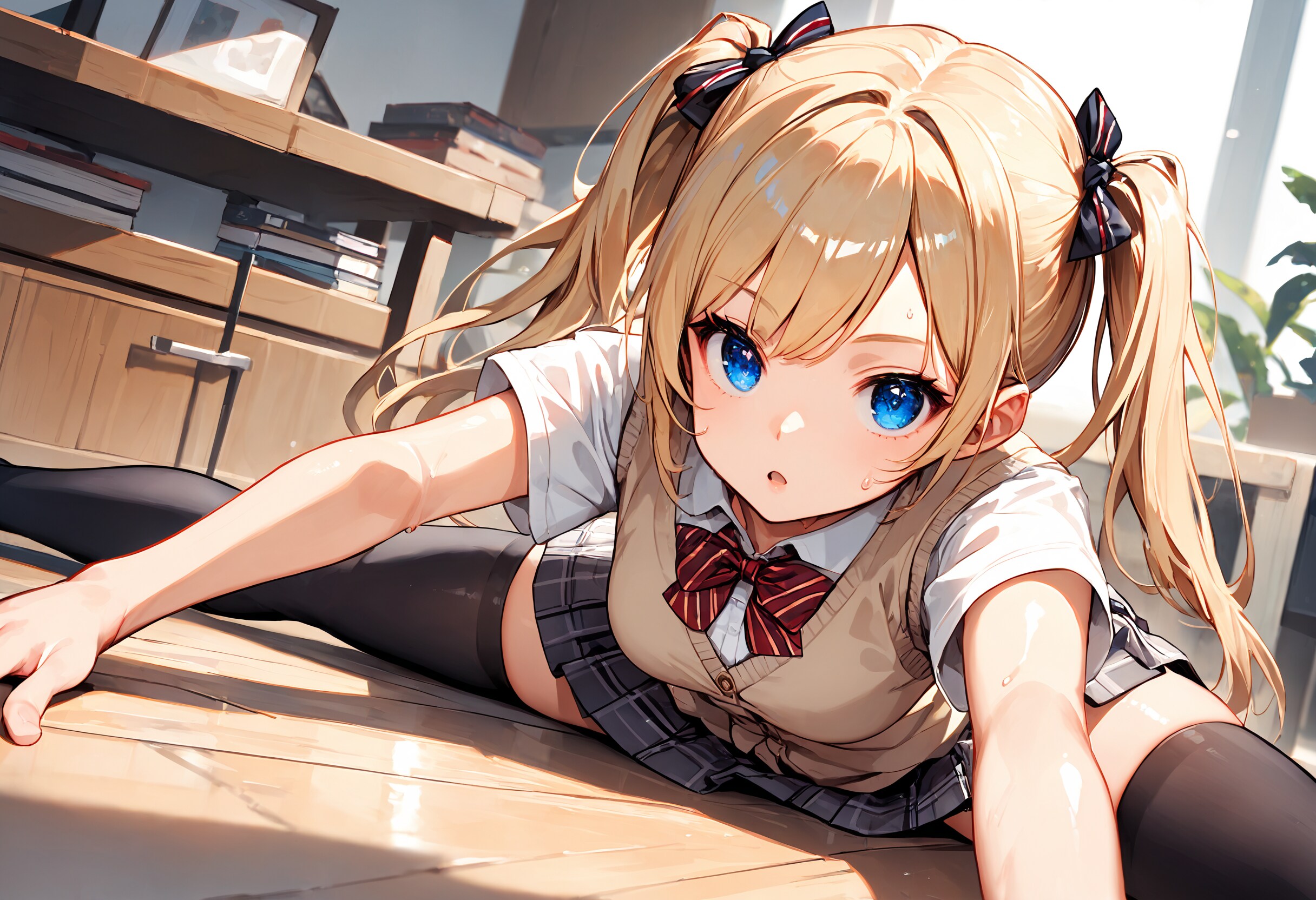 開脚ストレッチ | の人気AIイラスト・グラビア