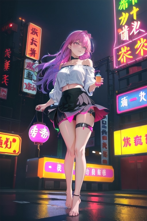 チャイナタウンの踊り子ちゃん（習作）