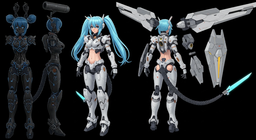 新型メカ娘開発中