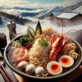 スキー場のseafood noodle 3枚目