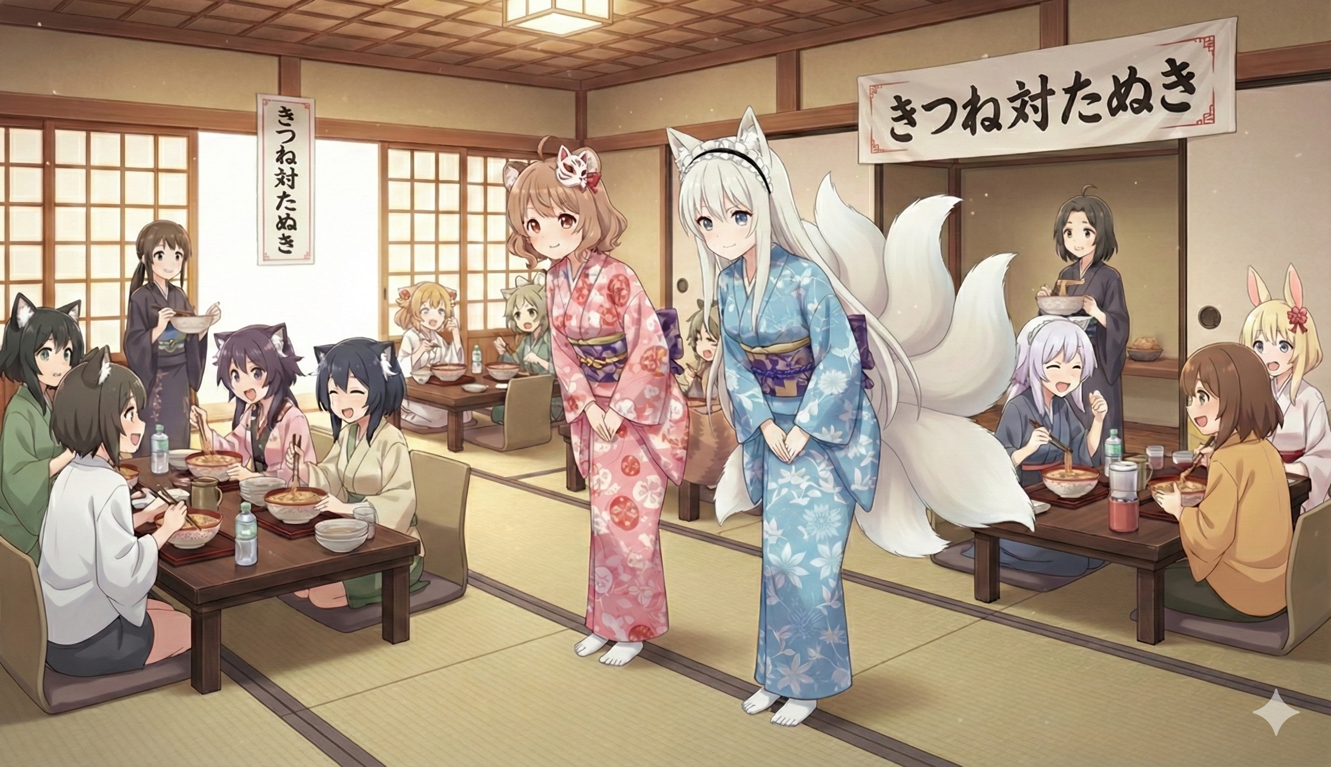 麺類対決。 | の人気AIイラスト・グラビア