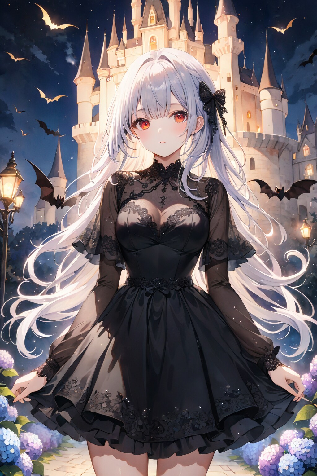 ヴァンパイア城とヴァンパイア | の人気AIイラスト・グラビア