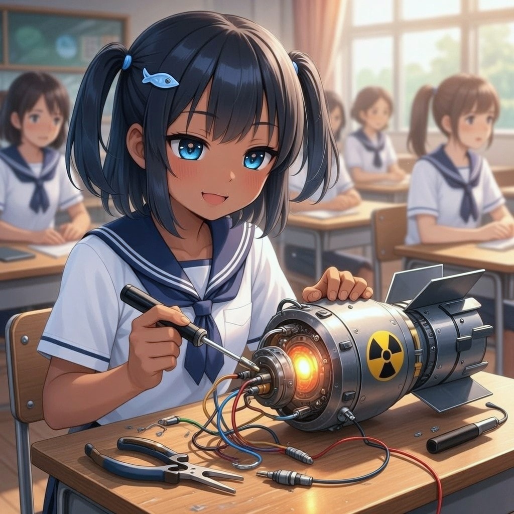 少し危ないものを作るこなつちゃん