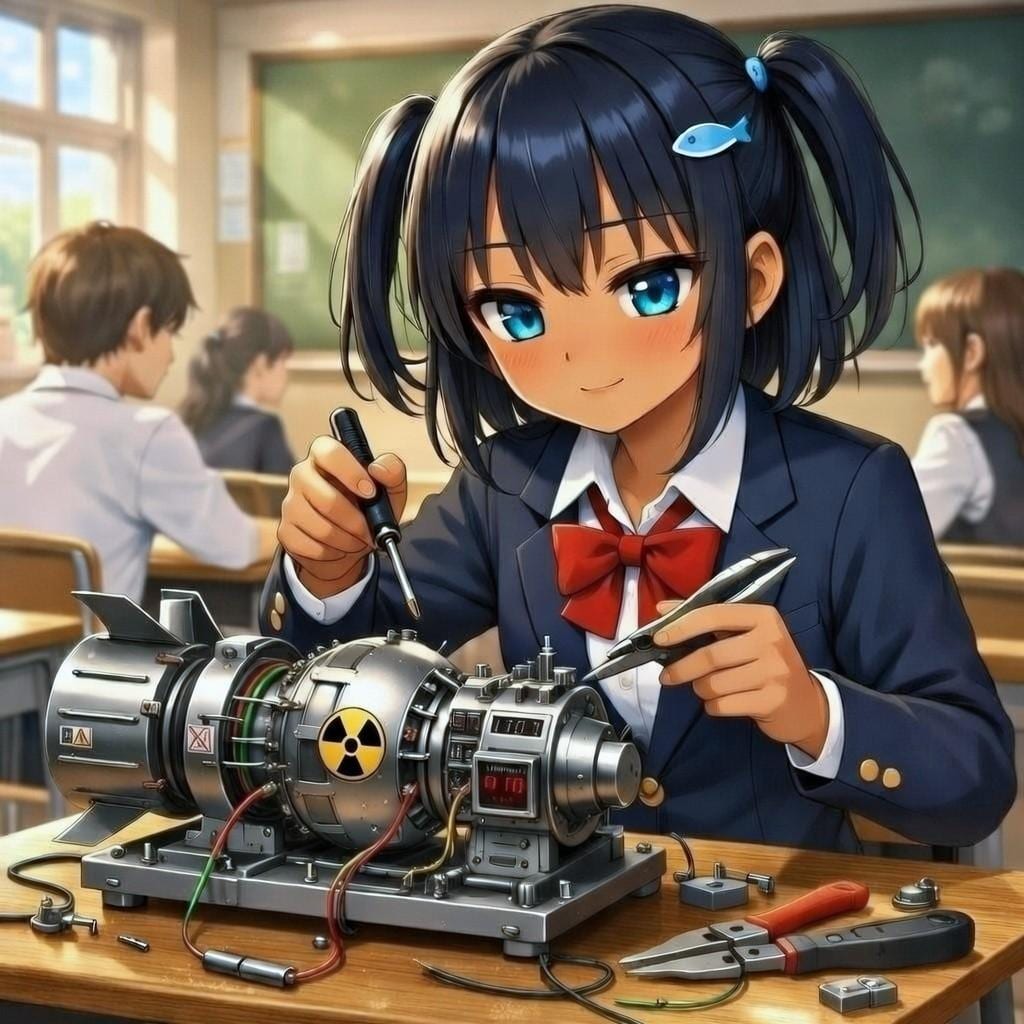 少し危ないものを作るこなつちゃん