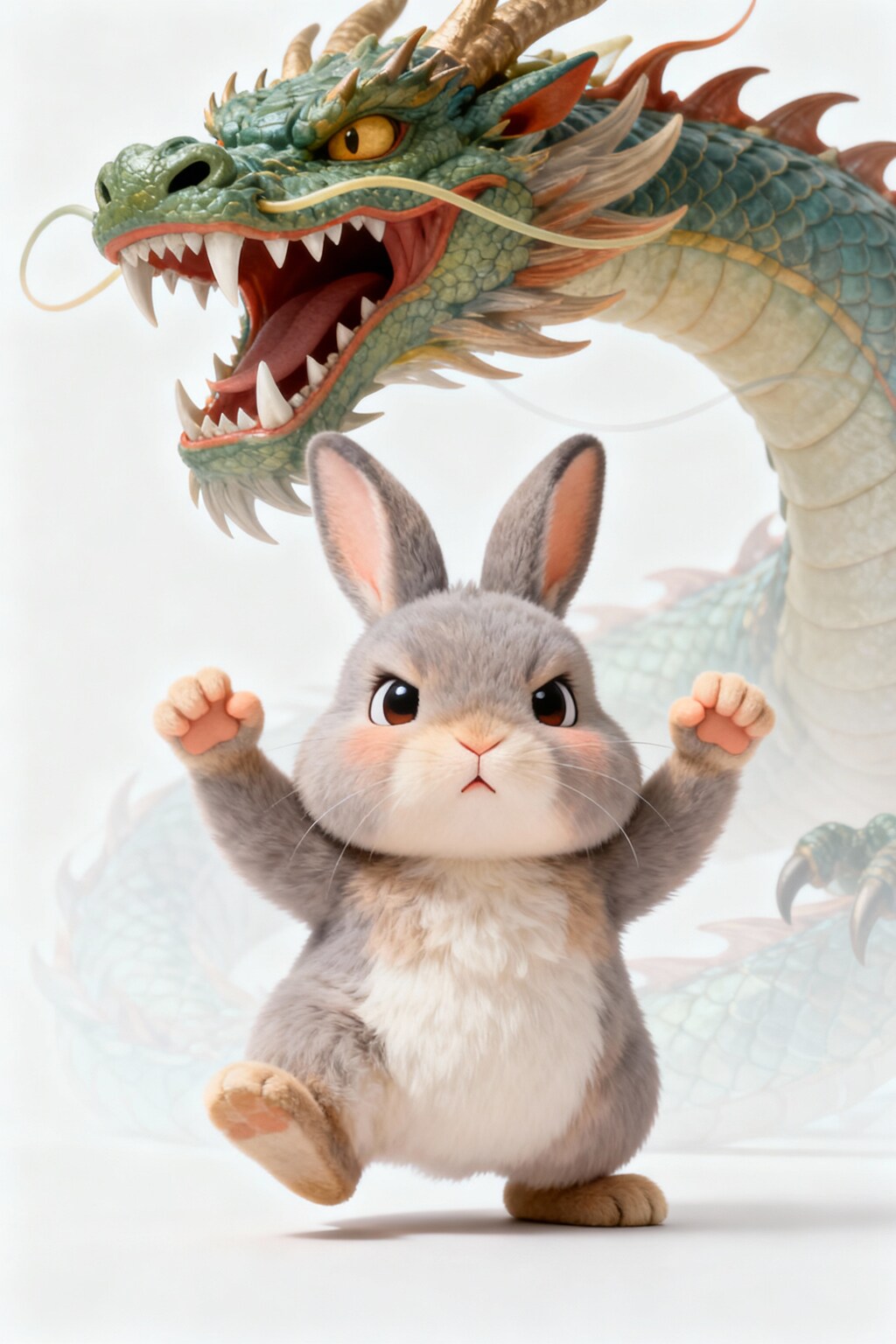 竜虎相搏つ　「竜」