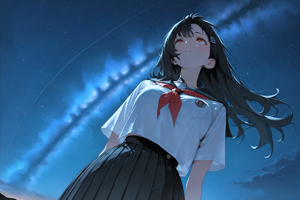 天の川とししょちゃん