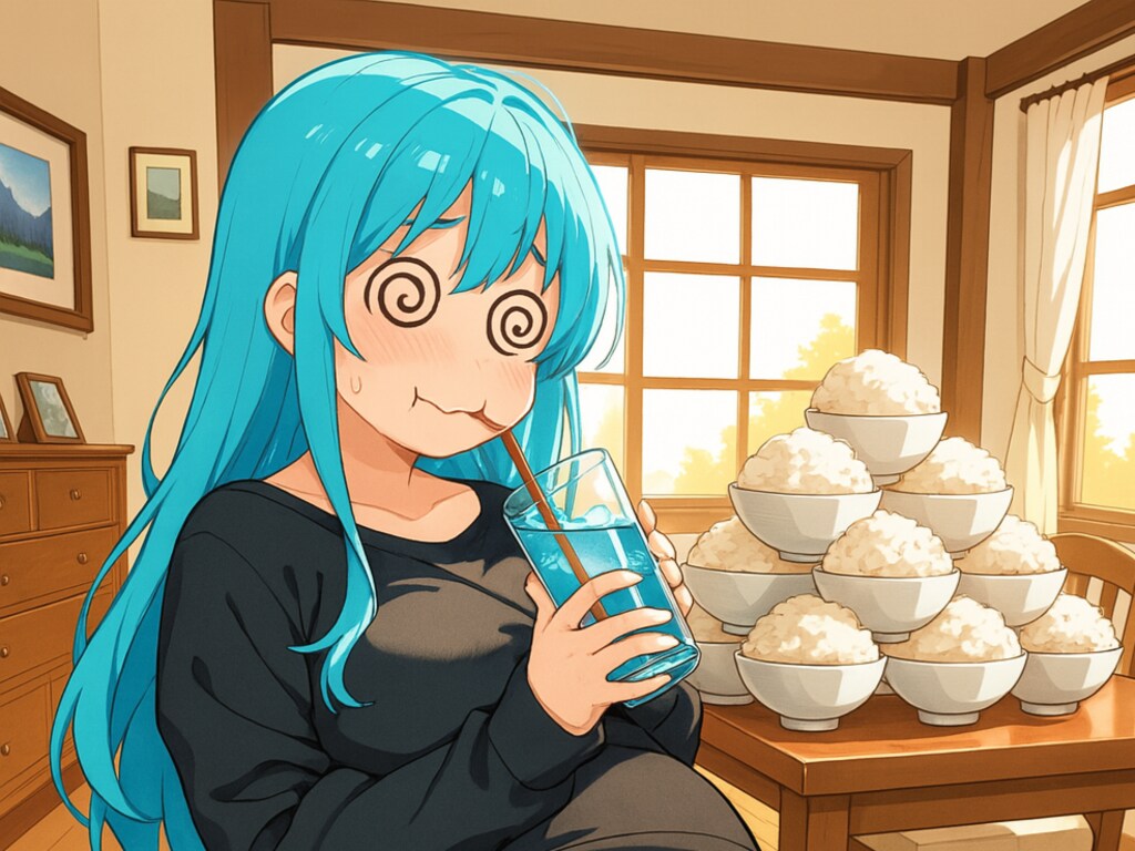 うぷ…すこし…休む…